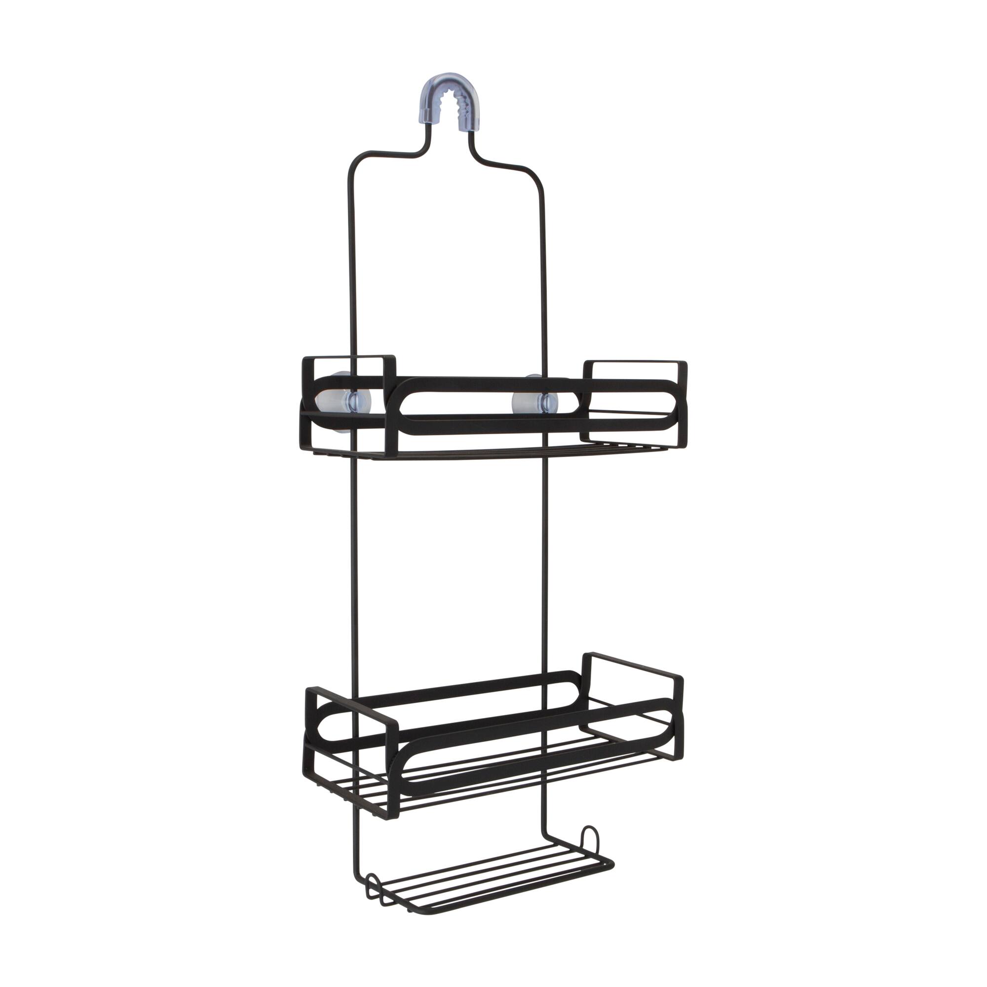 Elle Décor Noir Black Shower Caddy
